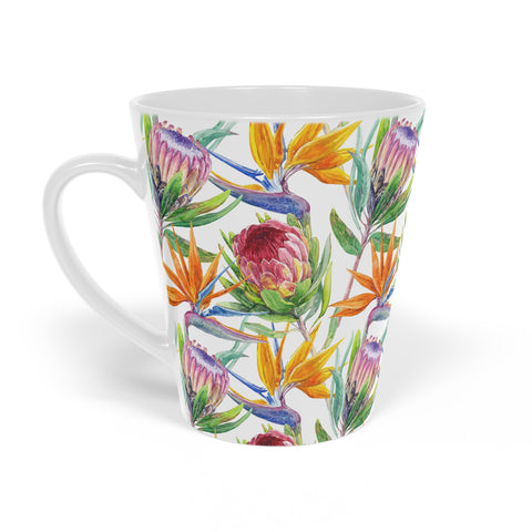 Latte Mug, 12oz Protea