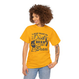 South African I just want to drink Beer and Braai Unisex Heavy Cotton T-shirt