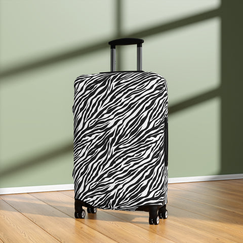 African Safari Zebra Custom Designed Luggage Cover Modern Luggage Protector Suitcase Cover, Carry on luggage Wrap, luggage Cover