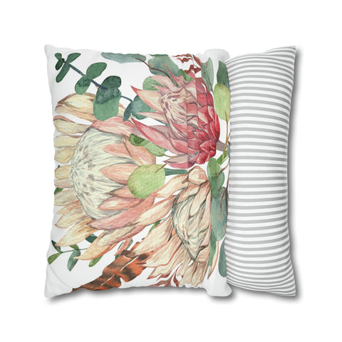 South African Protea Pillowcase Cover only - no filling is included