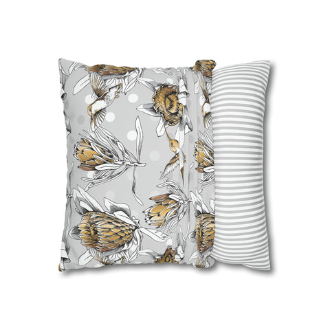 South African Protea Spun Polyester Pillowcase