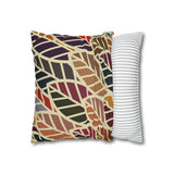 South African abstract leaves and design Pillowcase Cover only - no filling is included