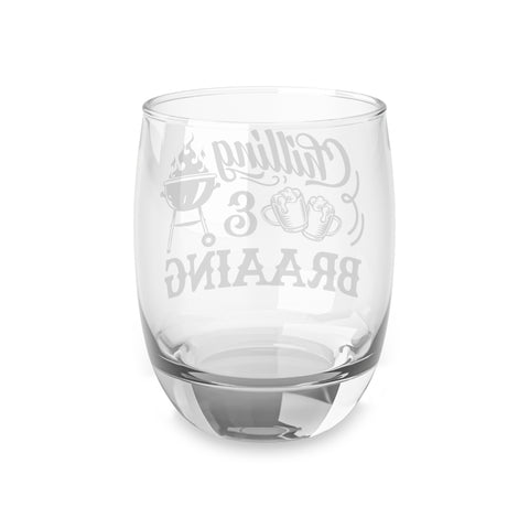 Personalised South African Braai Glass Whiskey Glass