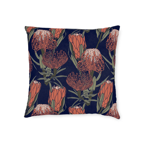 South African Protea Square Pillow