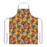 south African Protea Apron (AOP)