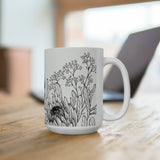 South Africa Protea Ceramic Mug 15oz - Dispatched from USA