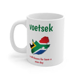 Voetsek South African slang 11oz White Mug