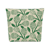 South African Protea Cotton Cosmetic Bag