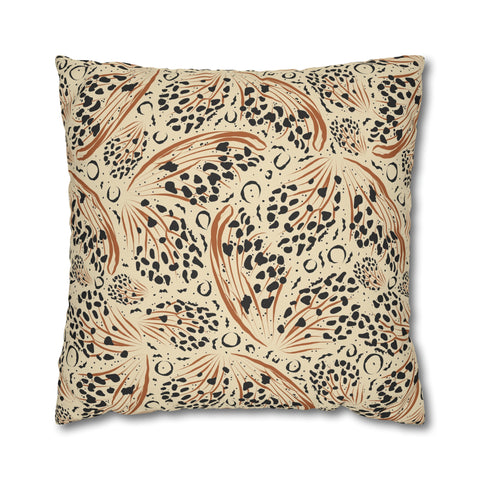 African abstract Leopard print Pillowcase Cover only - no filling is included