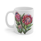 South African Protea Ceramic Mug 15oz - Dispatched from UK