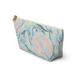 South African Protea Make up bag, Pencil Case Accessory Pouch w T-bottom