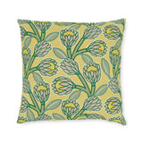 South African Protea Square Pillow