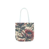 South African Protea Polyester Canvas Tote Bag