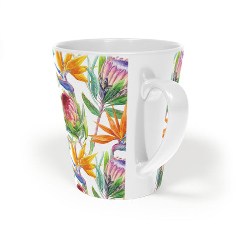 Latte Mug, 12oz Protea