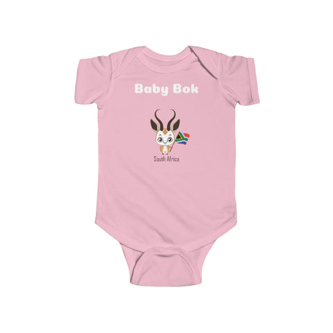 Baby Bokkie South Africa Baby  Jersey Bodysuit