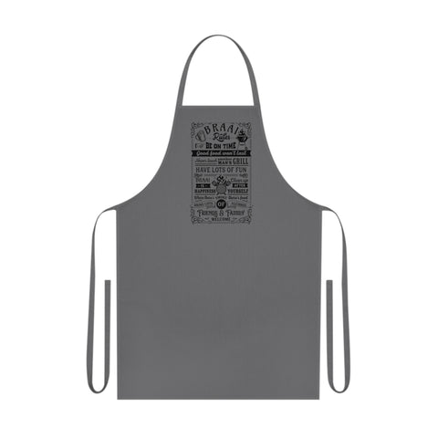 Braai Rules South African Cotton Apron - Various colours available