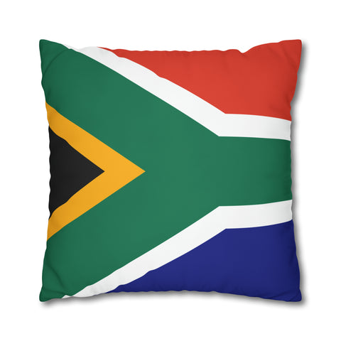 South African Flag Pillowcase Cover only - no filling is included