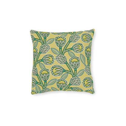 South African Protea Square Pillow