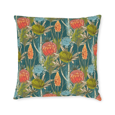 South African Protea Square Pillow