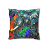 African Elephant Pillowcase Cover only - no filling is included