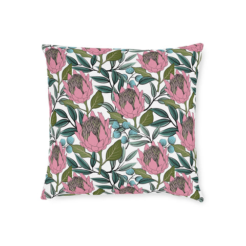 South African Protea Square Pillow