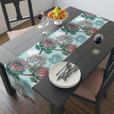 Table Runner (Cotton, Poly)South African Protea