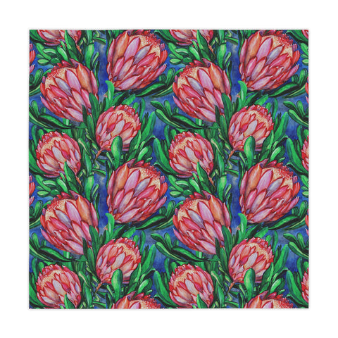 South African Protea Tablecloth 140cm × 140cm One size only