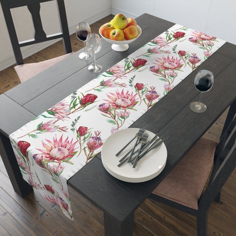 Table Runner (Cotton, Poly)South African Protea