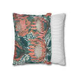 South African Protea Spun Polyester Pillowcase -Pillow not included