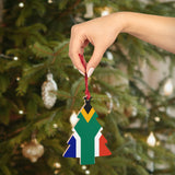 South African Christmas Decoration Wooden Ornaments