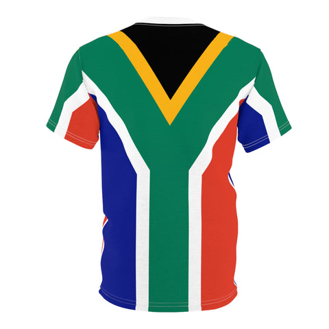 South African Flag Unisex Cut & Sew Tee