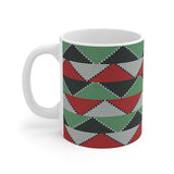 South African Ethnic print Ceramic Mug 15oz - Dispatched from UK