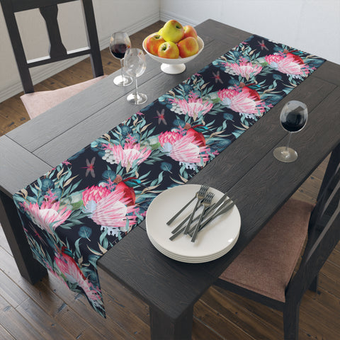 Protea south Africa Table Runner (Cotton, Poly)