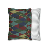 South African Ethnic Print Spun Polyester Pillowcase - Shipped from UK/USA/AUS