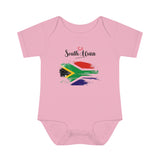 Short-sleeved Baby Bodysuit Love South Africa Baby Bok Babygrow - Shipped from the USA