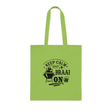 Keep Calm and Braai on South African Cotton Tote