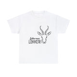 South African Lekker man Lekker Afrikaans / Braai Unisex Heavy Cotton Tee