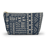 South African Ethnic Print Make up bag, Pencil Case Accessory Pouch w T-bottom