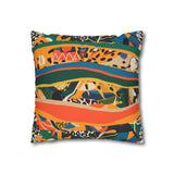 African abstract animal print Pillowcase Cover only - no filling is included