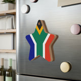 Wooden Ornaments South African Flag