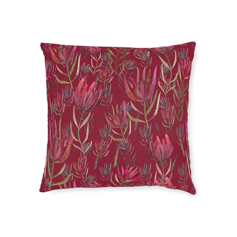 South African Protea Square Pillow