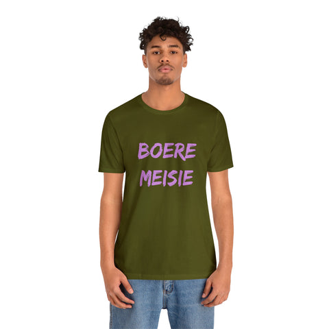 Boere Meisie South African Unisex Jersey Short Sleeve Tee Afrikaans