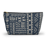 South African Ethnic Print Make up bag, Pencil Case Accessory Pouch w T-bottom