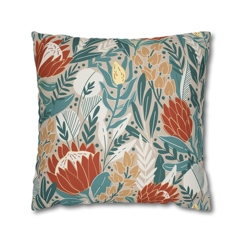 Pillow Case Ethnic Protea flowers floral