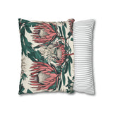 South African Protea Spun Polyester Pillowcase -Pillow not included