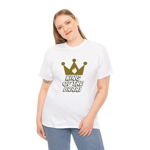 South African King of the Braai Unisex Heavy Cotton T-shirt