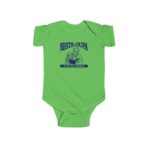 South African Afrikaans Oupa Baby Unisex Infant Fine Jersey Bodysuit - Shipped from the UK