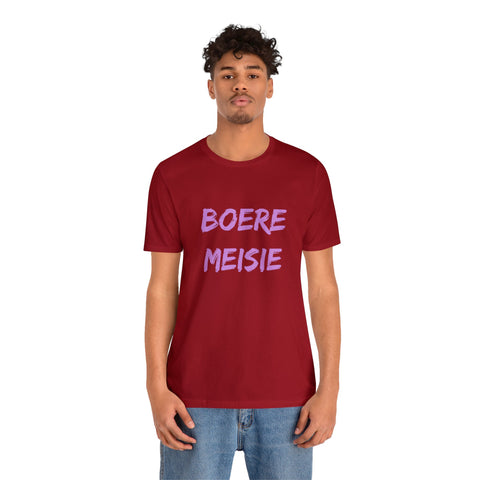 Boere Meisie South African Unisex Jersey Short Sleeve Tee Afrikaans