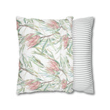 South African Protea Spun Polyester Pillowcase - Shipped from UK/USA/AUS