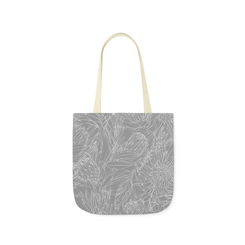 South African Protea Polyester Canvas Tote Bag